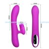 Vibrador 7 funciones con estimulador rotativo de clitoris y USB